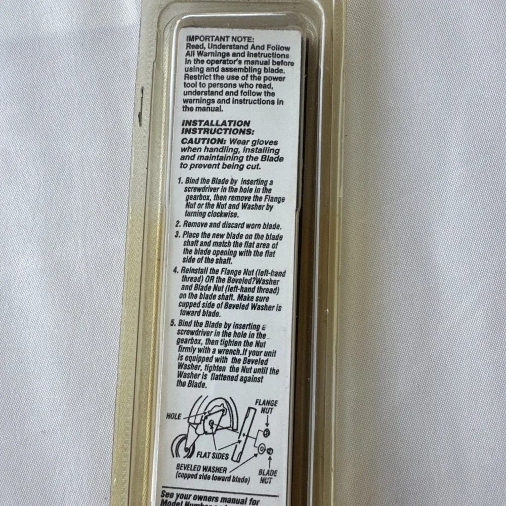 Sears Craftsman 71‎ 85713 8 1/2 inch Edger Trimmer Blade  New In Package